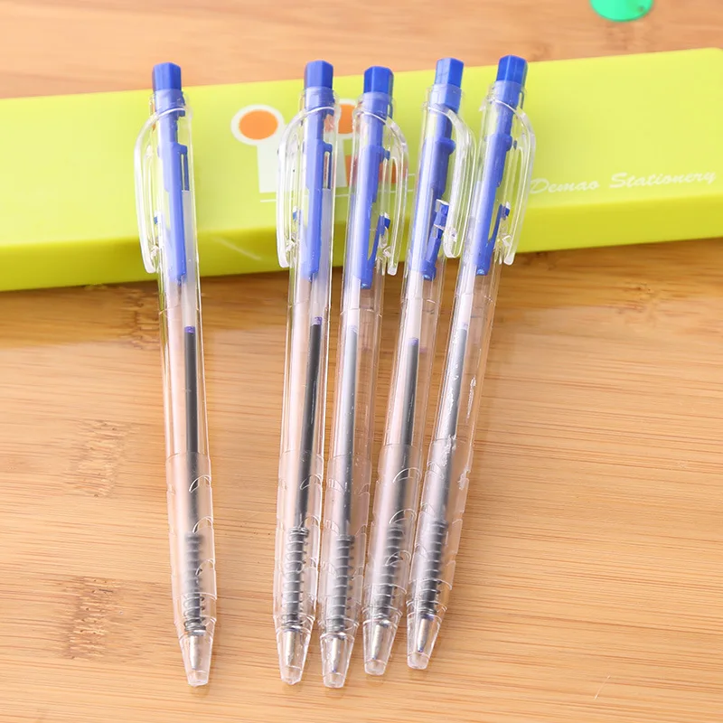 10 Pcs Transparent Press Ball Pen 0.7mm Pen Blue Stationery Office Stationary Creative Wholesale School Tools Writing Supplies
10 Pcs Transparent Press Ball Pen 0.7mm Pen Blue Stationery Office Stationary Creative Wholesale School Tools Writing Supplies