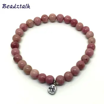 Women Bracelet Nature Stone 6 mm Beads Zinc alloy Charm Elastic Bracelets Bangle with metal tag Eternity Character Man Bracelets
Women Bracelet Nature Stone 6 mm Beads Zinc alloy Charm Elastic Bracelets Bangle with metal tag Eternity Character Man Bracelets