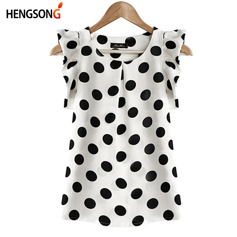 2019 Summer Chiffon Blouse for Women Casual Polka Dot Print Shirt Butterfly Sleeve Slim Shirts and Blouses Chemise Femme
2019 Summer Chiffon Blouse for Women Casual Polka Dot Print Shirt Butterfly Sleeve Slim Shirts and Blouses Chemise Femme