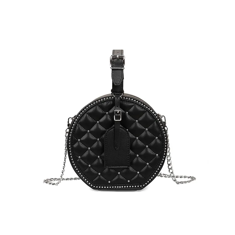 JIULINSimple fashion handbags, 100-fold slanting chain bags, Sino-Korean version of small round bags in the summer of 2019
JIULINSimple fashion handbags, 100-fold slanting chain bags, Sino-Korean version of small round bags in the summer of 2019