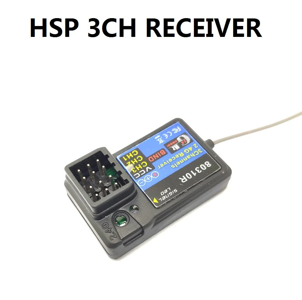 HSP 2.4GHz 3 channel receiver 28464B (HSP-2.4GHz) 3 channel receiver for HSP Wind Hobby Himoto RC Airplane
HSP 2.4GHz 3 channel receiver 28464B (HSP-2.4GHz) 3 channel receiver for HSP Wind Hobby Himoto RC Airplane