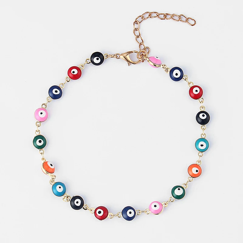1pcs Colorful Turkish Eye Beads Gold Chain Bracelet Wrist Bangle Party Wedding Jewellery For Women
1pcs Colorful Turkish Eye Beads Gold Chain Bracelet Wrist Bangle Party Wedding Jewellery For Women