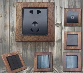 Manufacturer direct sale 86 walnut solid wood wall switch socket household luxury wall socket switch
Manufacturer direct sale 86 walnut solid wood wall switch socket household luxury wall socket switch