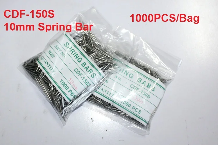 Wholesale 1000PCS / bag 10MM CDF-150S Watch Spring Bar for Watch Repair and Watch Band Replacement
Wholesale 1000PCS / bag 10MM CDF-150S Watch Spring Bar for Watch Repair and Watch Band Replacement
