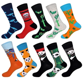 LIONZONE 2018 New Arrived Happy Socks Men with Western Style Chinese Style Lovly Panda Design Funny Male Dress Up Crew Socks
LIONZONE 2018 New Arrived Happy Socks Men with Western Style Chinese Style Lovly Panda Design Funny Male Dress Up Crew Socks