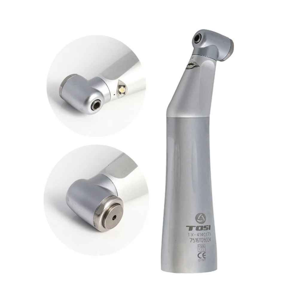 TOSI Dental Low Speed Handpiece Air Turbine LED Contra Angle Handpiece Inner Water Spray TX-414-C(7)
TOSI Dental Low Speed Handpiece Air Turbine LED Contra Angle Handpiece Inner Water Spray TX-414-C(7)