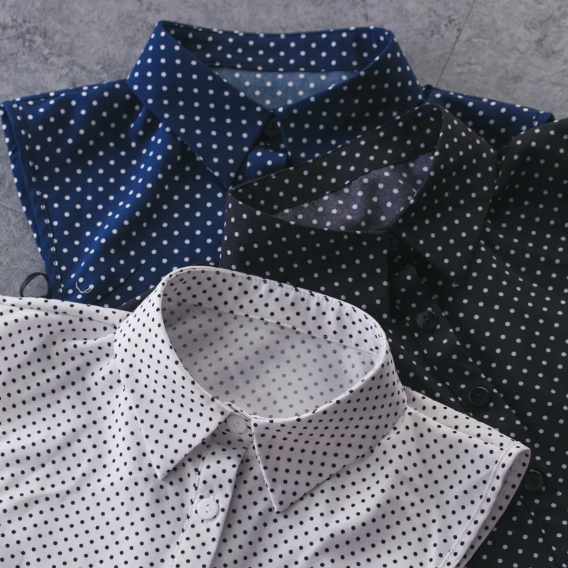 Wild OL wave point pearl necklace blouse stand big collar removalbe Vintage Colored bead top sharp round neck blouse accessories
Wild OL wave point pearl necklace blouse stand big collar removalbe Vintage Colored bead top sharp round neck blouse accessories