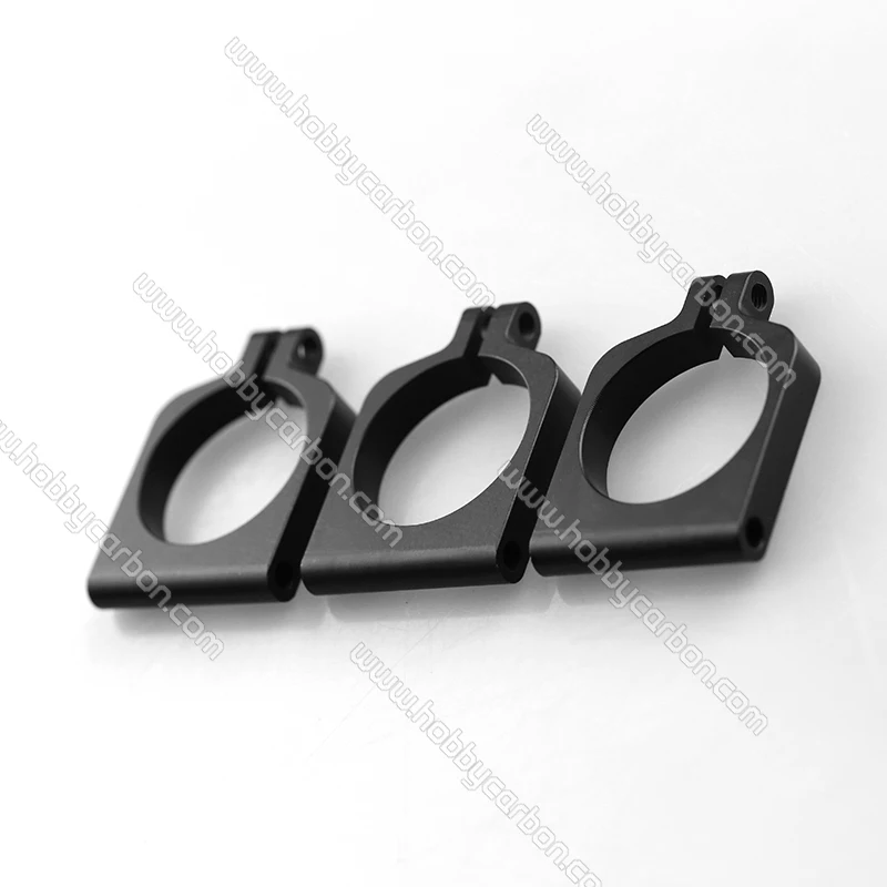 16mm movable aluminum tube clamp black