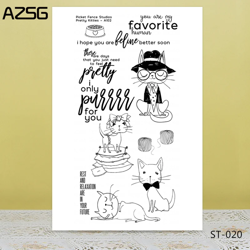 AZSG Contemplative Detective Cat Clear Stamps/Seal For DIY Scrapbooking/Card Making/Album Decorative Silicone Stamp Crafts
AZSG Contemplative Detective Cat Clear Stamps/Seal For DIY Scrapbooking/Card Making/Album Decorative Silicone Stamp Crafts