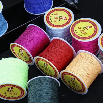 71# red rope 0.4mm thick 150m roll of hand woven rope jewelry bracelet rope non elastic nylon line 1.0mm A jade string bead rope
71# red rope 0.4mm thick 150m roll of hand woven rope jewelry bracelet rope non elastic nylon line 1.0mm A jade string bead rope