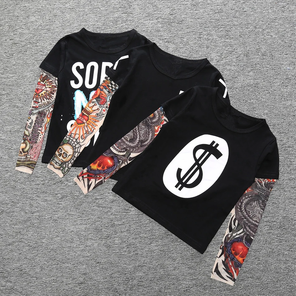kids boy Clothes T-shirt 2017 Autumn spring New Long Tattoo sleeves printing Cartoon T-Shirt Boy Clothing For Kids
kids boy Clothes T-shirt 2017 Autumn spring New Long Tattoo sleeves printing Cartoon T-Shirt Boy Clothing For Kids