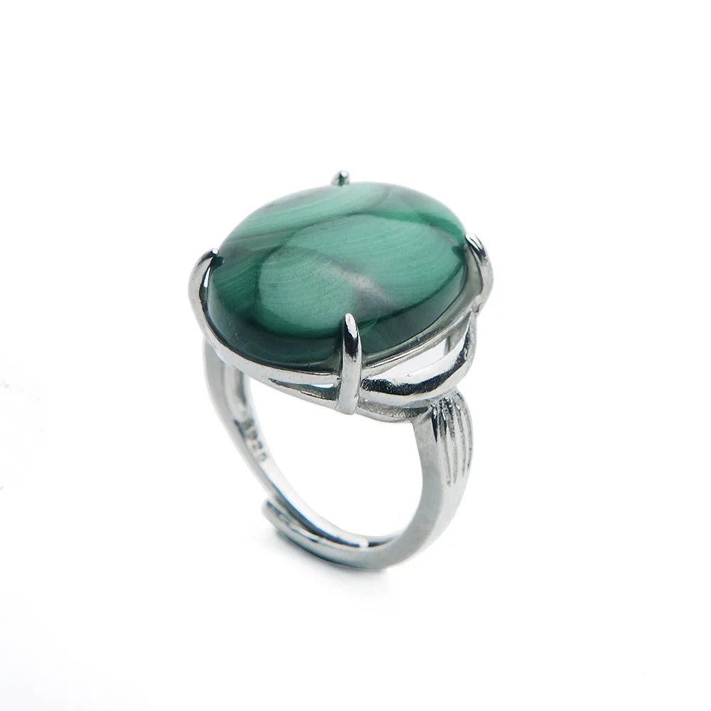 Adjustable Genuine Green Chrysocolla Malachite Natural Stone Women Man Charm Ring
Adjustable Genuine Green Chrysocolla Malachite Natural Stone Women Man Charm Ring