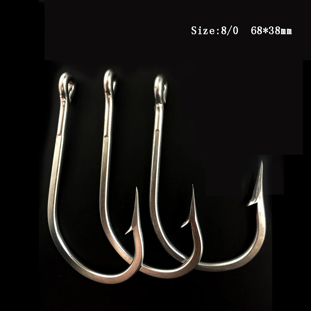 CN01 20 pieces 8/0 Mustad Fishing Hook Stainless Steel Fishing Hook Jigging Fishing Hook Big Hook For Fishing
CN01 20 pieces 8/0 Mustad Fishing Hook Stainless Steel Fishing Hook Jigging Fishing Hook Big Hook For Fishing