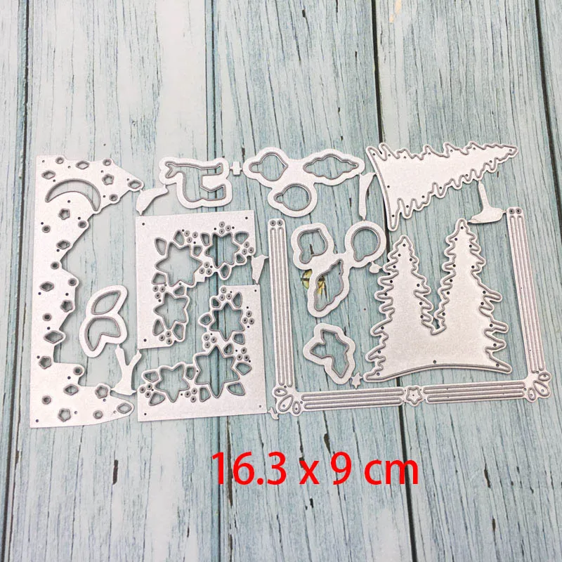 CN/_ Metal Letter Frame Cutting Dies Stencils Greeting Card Embossing Craft DIY