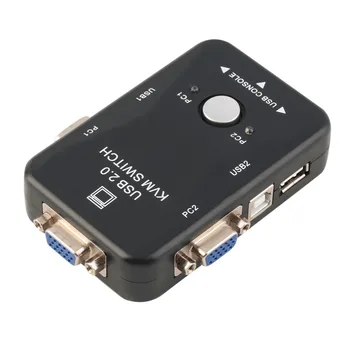 2 Ports USB 2.0 VGA/SVGA KVM Switch Box for Sharing Monitor Keyboard Mouse Newest
2 Ports USB 2.0 VGA/SVGA KVM Switch Box for Sharing Monitor Keyboard Mouse Newest