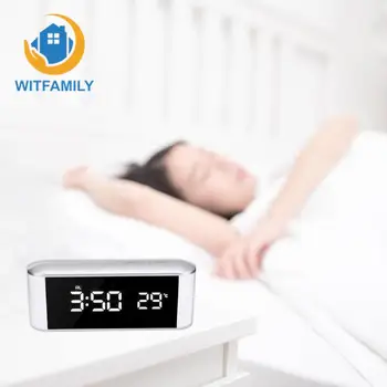 Desktop Digital Table Clocks Lamp Night Light Alarm Clock Usb Electronic Backlight Led Mirror Thermometer Display Watch
Desktop Digital Table Clocks Lamp Night Light Alarm Clock Usb Electronic Backlight Led Mirror Thermometer Display Watch