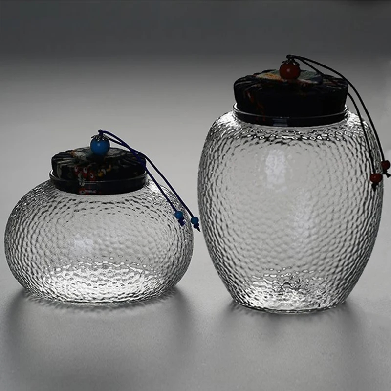 Hammered Glass Tea Container Can Storage Jar Sealing Tank Kitchen Storage organization Large Capacity Tea Candy Moisture-Proof
Hammered Glass Tea Container Can Storage Jar Sealing Tank Kitchen Storage organization Large Capacity Tea Candy Moisture-Proof