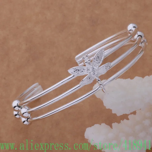 Silver Plated bangle bracelet, Silver Plated fashion jewelry Three wire dragonfly bracelet /dxxampea ayzajqga AB047
Silver Plated bangle bracelet, Silver Plated fashion jewelry Three wire dragonfly bracelet /dxxampea ayzajqga AB047