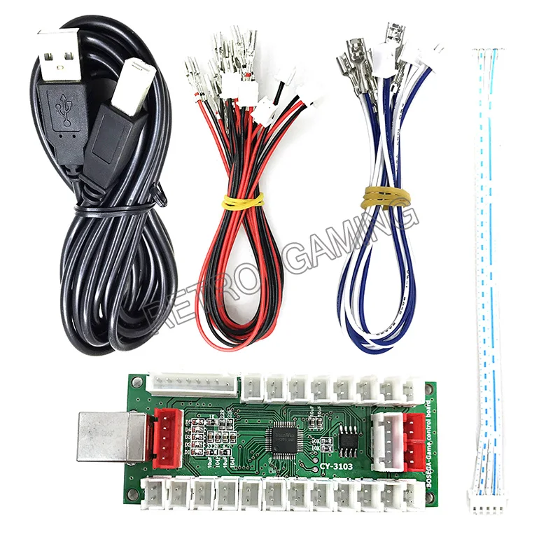 1 комплект 4 в аркадный USB-кодировщик для ПК джойстик и коробка 360 систем Windows Android |