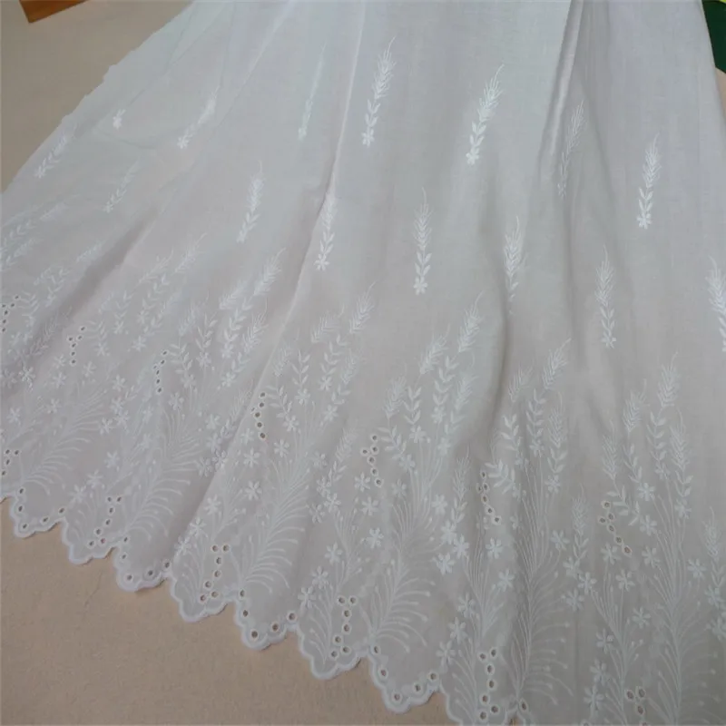 Ivory White 100% Cotton Lace fabric Lace Trim Embroidery Lace Eyelet Fabric For Sewing Supplies Costume Design
Ivory White 100% Cotton Lace fabric Lace Trim Embroidery Lace Eyelet Fabric For Sewing Supplies Costume Design
