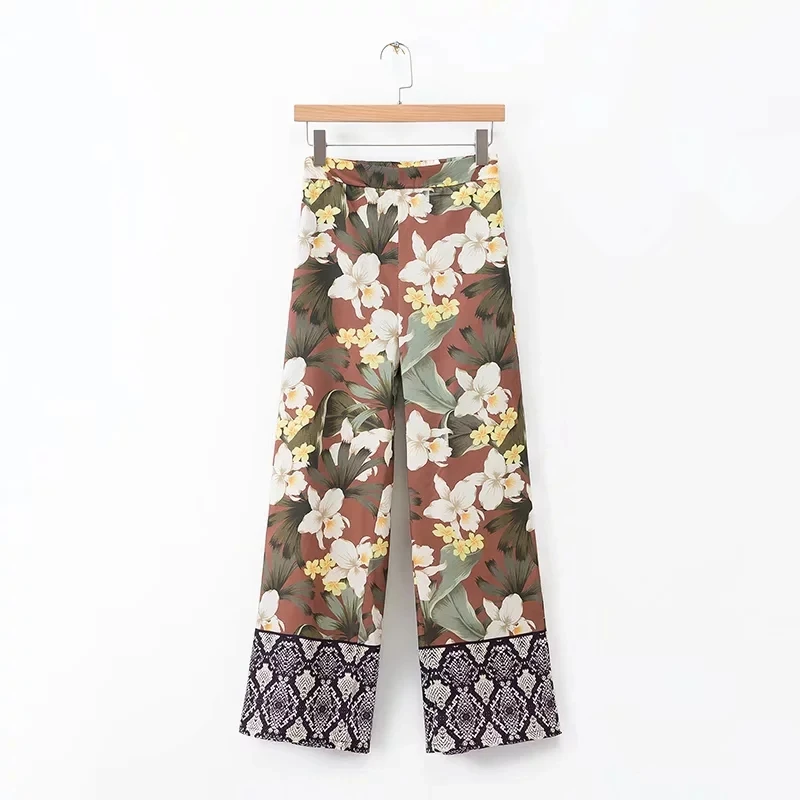 Vintage Patchwork Printing Women Ankle-Length Pants Leisure Female Loose Straight Pants 2019 Summer Comfortable Trousers P1256
Vintage Patchwork Printing Women Ankle-Length Pants Leisure Female Loose Straight Pants 2019 Summer Comfortable Trousers P1256
