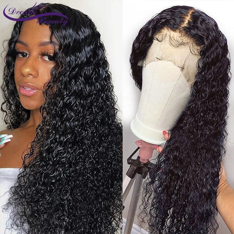 Transparent Deep Part 13*6 Lace Front Human Hair Wig Malaysian Curly Invisble Lace Frontal Remy Hair Preplucked Dream Beauty 
Transparent Deep Part 13*6 Lace Front Human Hair Wig Malaysian Curly Invisble Lace Frontal Remy Hair Preplucked Dream Beauty