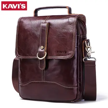 KAVIS Genuine Cow Leather Messenger Bag Men's Shoulder Male Crossbody Handbag Bolsas Sling Chest Bag for Male Travel Qualit
KAVIS Genuine Cow Leather Messenger Bag Men's Shoulder Male Crossbody Handbag Bolsas Sling Chest Bag for Male Travel Qualit