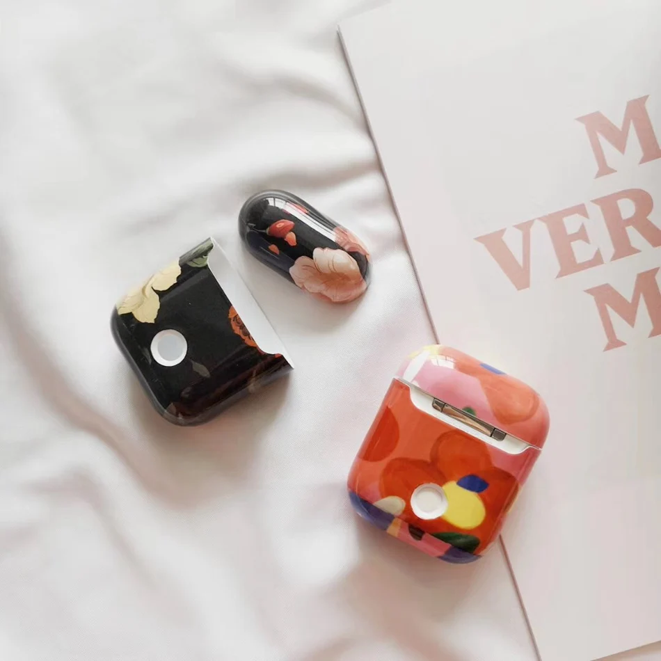 For Apple AirPods Case Flower Pattern Bluetooth Wireless Earphone Case For Airpods 1/2 Charging Box Hard Plastic Protect Cover
For Apple AirPods Case Flower Pattern Bluetooth Wireless Earphone Case For Airpods 1/2 Charging Box Hard Plastic Protect Cover
