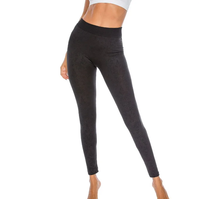 Newest Slim Fitted Sport Wear Seamless Printed High Waist Black Female Yoga Pants Plus Sized Stretch Gym Leggings
Newest Slim Fitted Sport Wear Seamless Printed High Waist Black Female Yoga Pants Plus Sized Stretch Gym Leggings