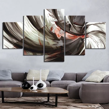 Canvas Painting Wall Art HD Printing 5 Panel Kakashi Sharingan NARUTO Anime Poster Home Decorative Modern Modular Pictures Frame
Canvas Painting Wall Art HD Printing 5 Panel Kakashi Sharingan NARUTO Anime Poster Home Decorative Modern Modular Pictures Frame