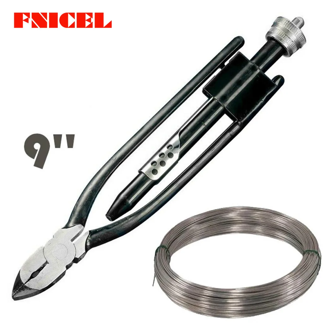 9" Safety Wire Twisting Plier Locking Pliers Wire Locking Twister Pliers with A Spring Return Heavy Duty Jaws
9" Safety Wire Twisting Plier Locking Pliers Wire Locking Twister Pliers with A Spring Return Heavy Duty Jaws
