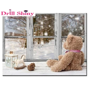 Window bear Diy Diamond Painting Diamond Embroidery square Drill Resin Picture For Home Decoration Needlework handcrafts
Window bear Diy Diamond Painting Diamond Embroidery square Drill Resin Picture For Home Decoration Needlework handcrafts