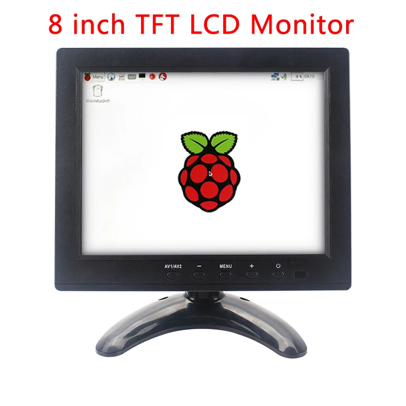 Новое поступление Raspberry Pi 3 Дисплей 8 дюймов TFT ЖК-дисплей монитор HD Портативный