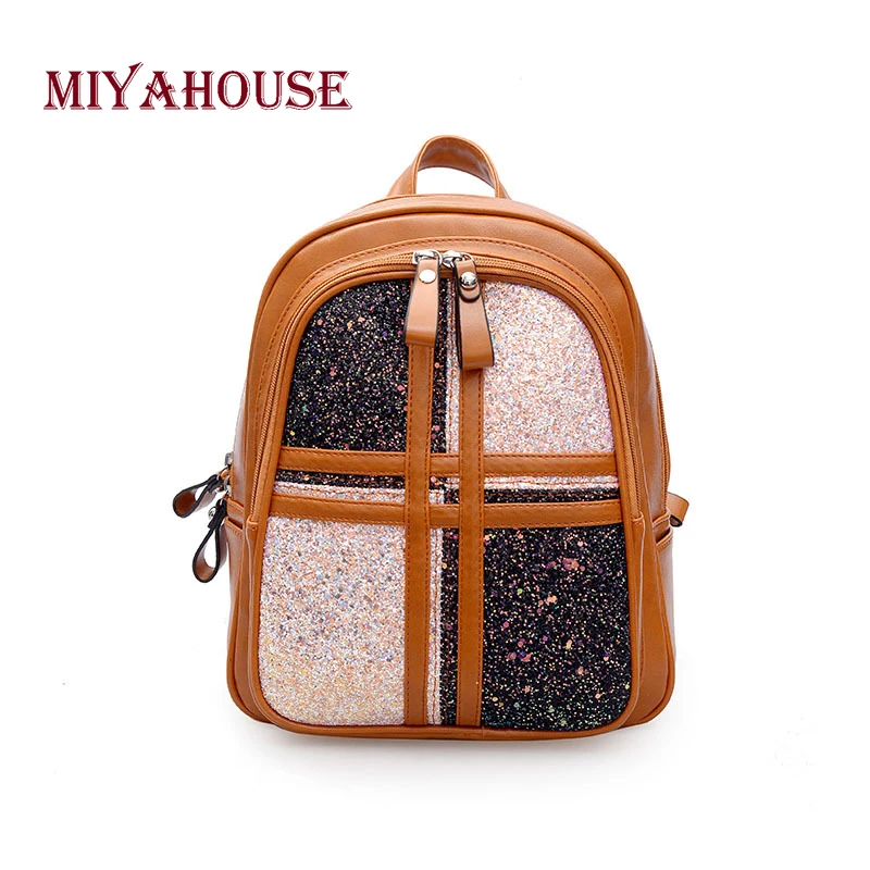 Miyahouse Fashion Bling Sequins Design Leather Backpack For Teenage Girls Rivet Lady Travel Rucksack Women Backpack
Miyahouse Fashion Bling Sequins Design Leather Backpack For Teenage Girls Rivet Lady Travel Rucksack Women Backpack