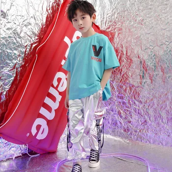 Children Casual Pants Cropped Loose Shirt Hip Hop Clothing Outfits Jazz Dance Costume for Girls Boys Ballroom Dancing Streetwear
Children Casual Pants Cropped Loose Shirt Hip Hop Clothing Outfits Jazz Dance Costume for Girls Boys Ballroom Dancing Streetwear