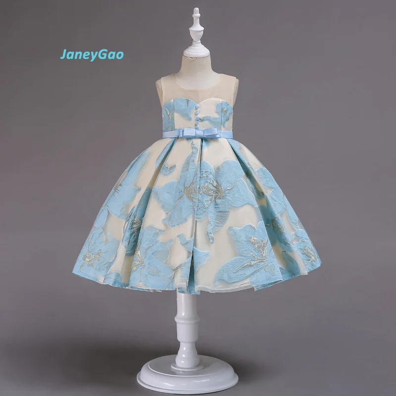 JaneyGao Flower Girl Dresses For Wedding Party Fresh Blue Pink Yellow Girl Princess Dress Embroidery With Button Bow New Style
JaneyGao Flower Girl Dresses For Wedding Party Fresh Blue Pink Yellow Girl Princess Dress Embroidery With Button Bow New Style