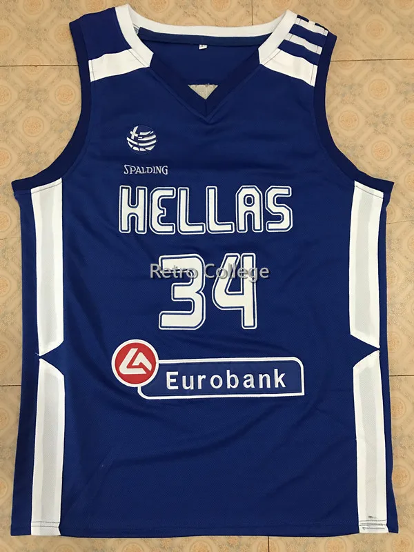 HELLAS Greek #34 Giannis ANTETOKOUNMPO G. throwback Mens Basketball Jersey Embroidery Stitched Custom Any name and number
HELLAS Greek #34 Giannis ANTETOKOUNMPO G. throwback Mens Basketball Jersey Embroidery Stitched Custom Any name and number