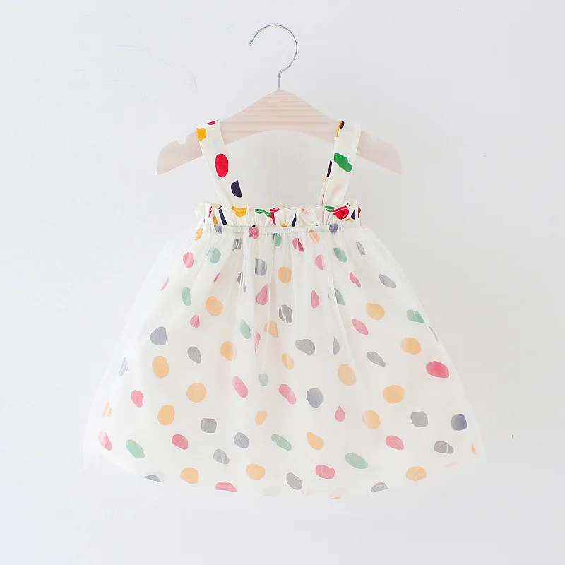 New 0-24M Summer Baby Girl Dress Cotton Print Dot Princess Sleeveless Cute Infant Bebe Dresses Toddler baby Girls Mesh Clothes
New 0-24M Summer Baby Girl Dress Cotton Print Dot Princess Sleeveless Cute Infant Bebe Dresses Toddler baby Girls Mesh Clothes