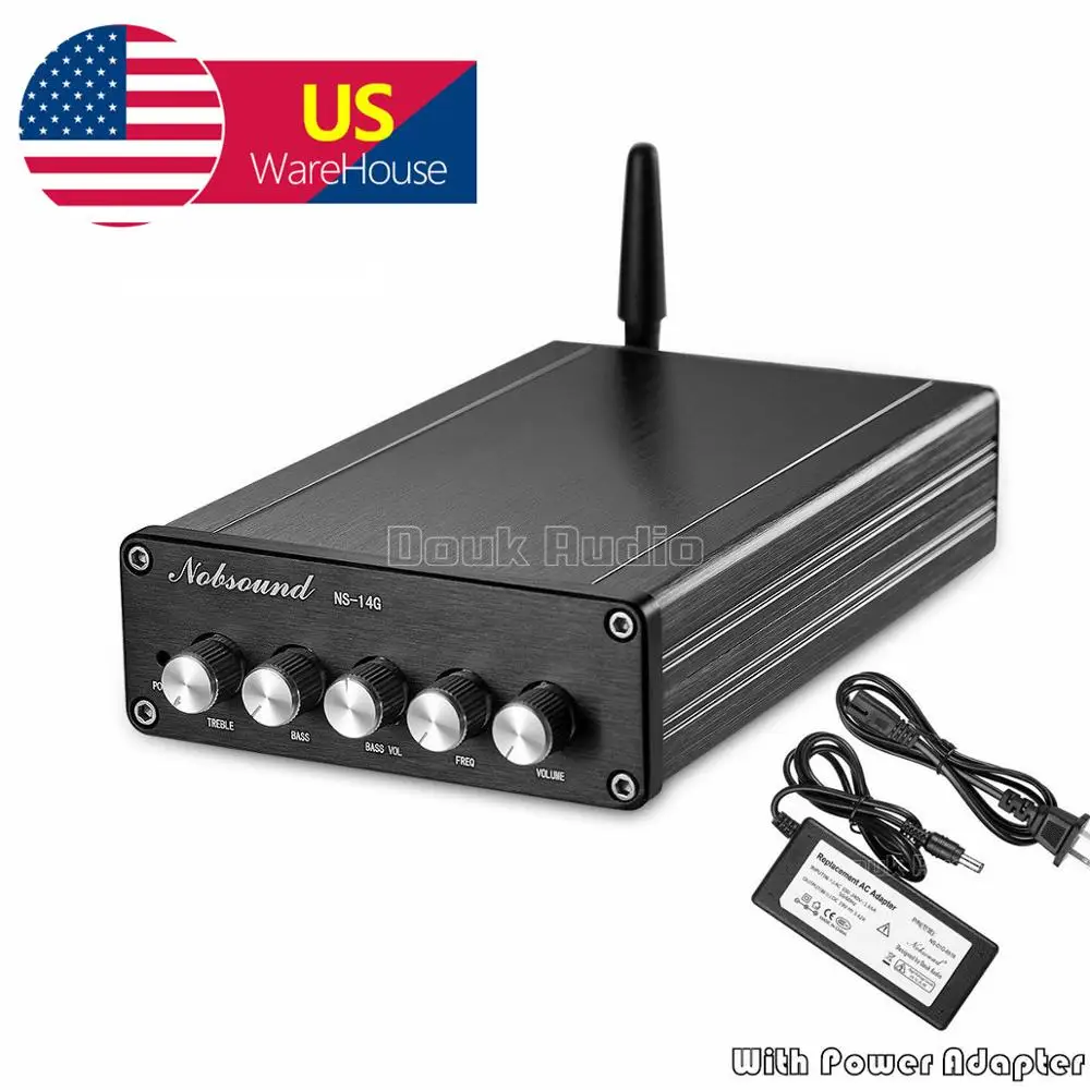 Nobsound Bluetooth 4.2 Digital Amplifier Audio HiFi Subwoofer 2.1 Channel Power Amp With Power Supply
Nobsound Bluetooth 4.2 Digital Amplifier Audio HiFi Subwoofer 2.1 Channel Power Amp With Power Supply