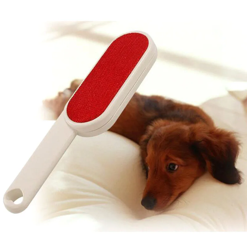 Double Sided Lint Remover Brush Velour Surface for Pet Hair Clothes Dust and Lint, Pet Grooming Accessories2