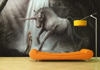 Custom Wallpaper Murals Fantasy Girl With Unicorn Self Adhesive Vinyl Wall Sticker Wall Paper Art Wall Painting Living Room
Custom Wallpaper Murals Fantasy Girl With Unicorn Self Adhesive Vinyl Wall Sticker Wall Paper Art Wall Painting Living Room