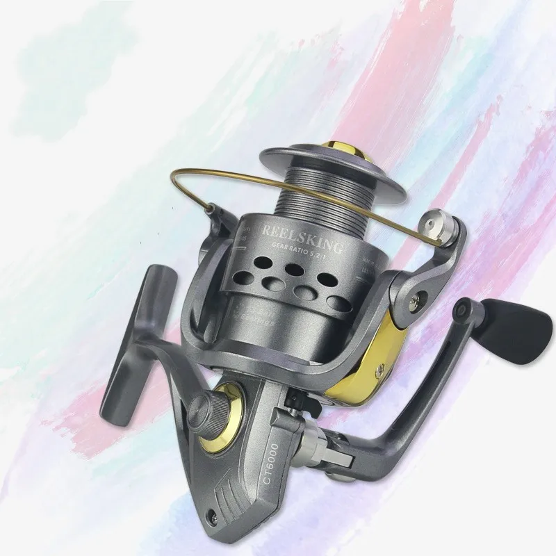 YUMOSHI Fishing Reel 5.2:1 10+1BB Front Rear Drag Reels 3000 4000 5000 6000 Spinning Wheel Sea Fishing Tackle Rock Lure Pesca
YUMOSHI Fishing Reel 5.2:1 10+1BB Front Rear Drag Reels 3000 4000 5000 6000 Spinning Wheel Sea Fishing Tackle Rock Lure Pesca