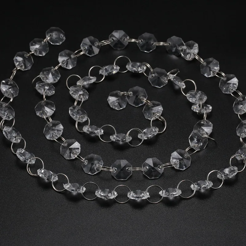 Crystal beads chain 6 color 1M Acrylic Bead Garland Chandelier Hanging Wedding Decorations 6 strings / lot
Crystal beads chain 6 color 1M Acrylic Bead Garland Chandelier Hanging Wedding Decorations 6 strings / lot