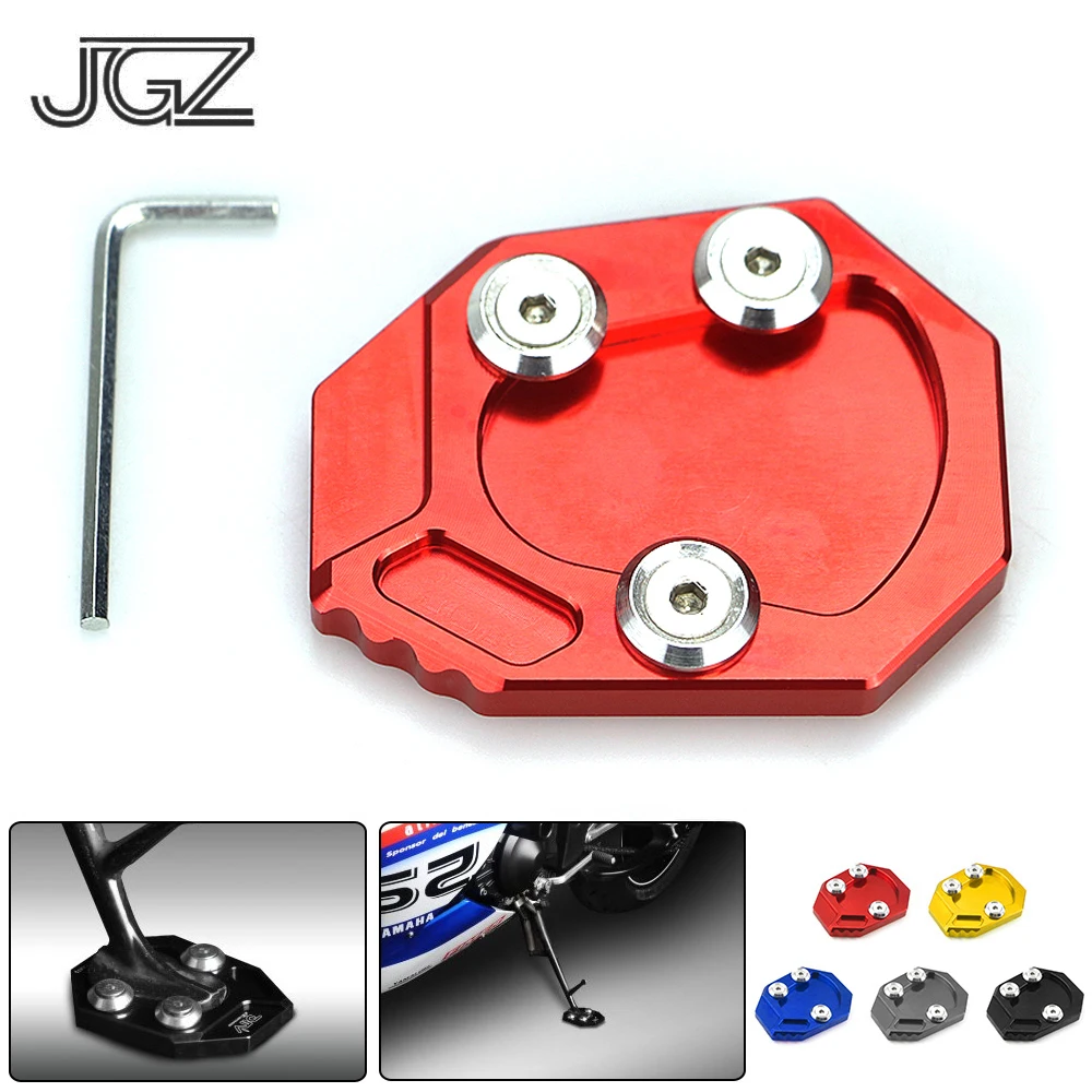Motorcycle Side Stand Enlarger CNC Kickstand Enlarge Plate Extension Foot Pad for Yamaha YZF R1 1999 - 2011 2012 2013 Accessory
Motorcycle Side Stand Enlarger CNC Kickstand Enlarge Plate Extension Foot Pad for Yamaha YZF R1 1999 - 2011 2012 2013 Accessory