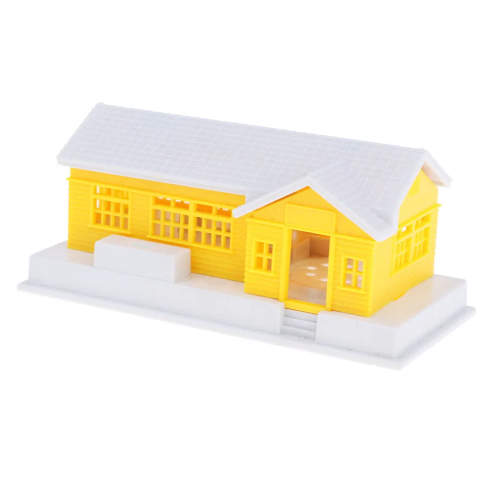 1:87 Scale Modern Miniature Building House DIY Sand Table Railway Diorama dollhouse style unique design Perfect for DIY