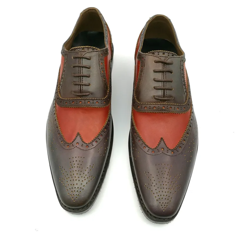 

Promotion Discount Men Dress shoes Goodyear handcraft Shoes Genuine Leather Low Price to Sell