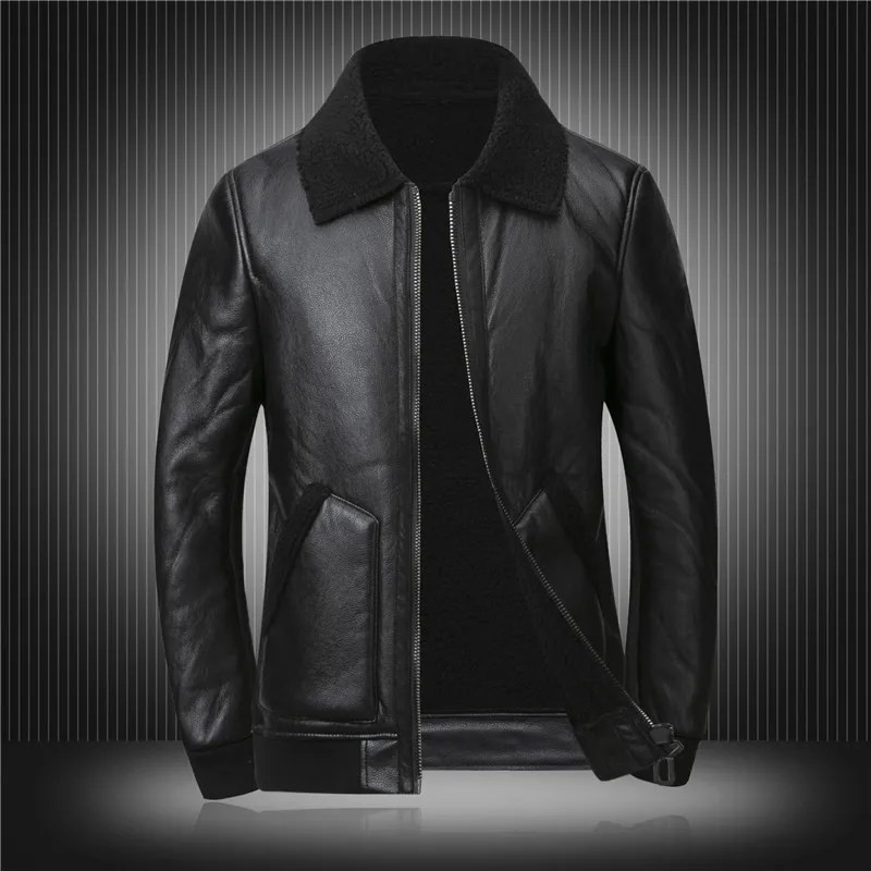 High Quality Winter Men's Coat Warm Jacket Retro Brand Men's Leather Jacket Plus Velvet Motorcycle Windproof PU Leather Cloth
High Quality Winter Men's Coat Warm Jacket Retro Brand Men's Leather Jacket Plus Velvet Motorcycle Windproof PU Leather Cloth