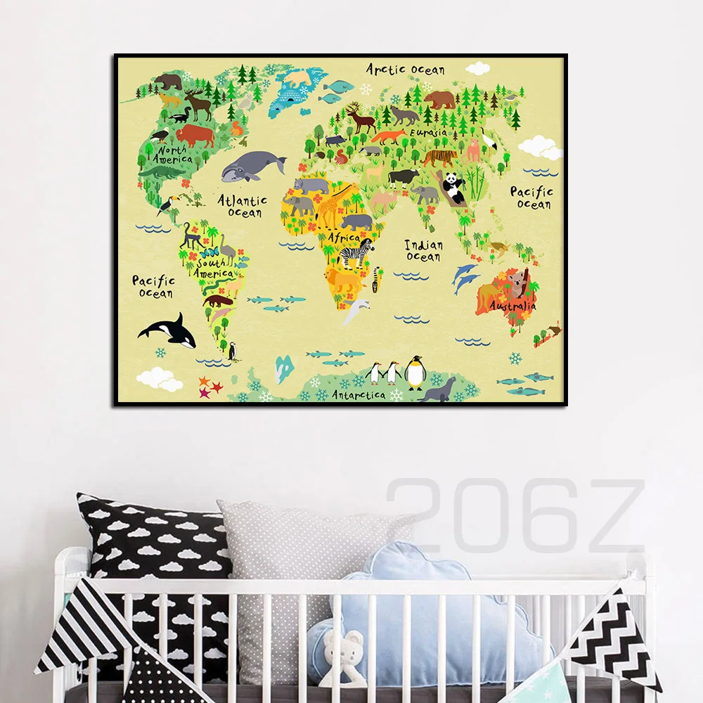 Cartoon Ocean Animals World Map Pirate Treasure Map Nordic Posters And Prints Canvas Painting Wall Pictures Baby Kids Room Decor
Cartoon Ocean Animals World Map Pirate Treasure Map Nordic Posters And Prints Canvas Painting Wall Pictures Baby Kids Room Decor