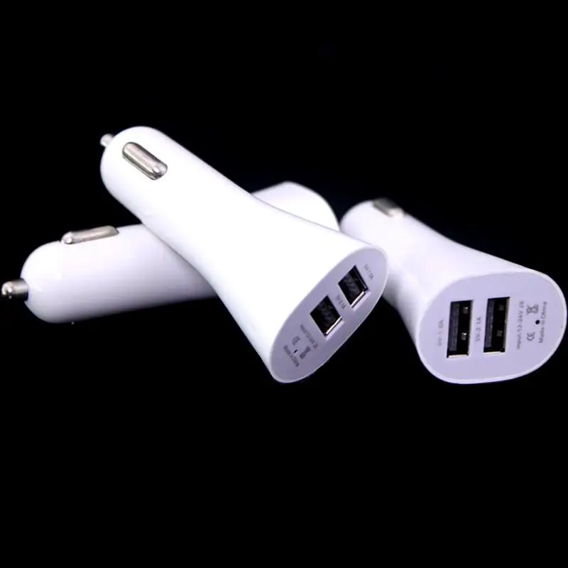 Cell Phone Charger Mini Micro Dual USB Car colorful Charger Adapter Port 5V 2.1A+1A adapter for iphone 5 6 7 for samsung mp3 gps
Cell Phone Charger Mini Micro Dual USB Car colorful Charger Adapter Port 5V 2.1A+1A adapter for iphone 5 6 7 for samsung mp3 gps