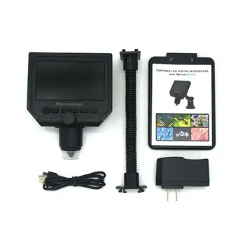 High Quality Microscope, G600 HD Mobile Phone Repair Microscope 4.3 Inch 600X Digital Electron Microscope (Black)
High Quality Microscope, G600 HD Mobile Phone Repair Microscope 4.3 Inch 600X Digital Electron Microscope (Black)